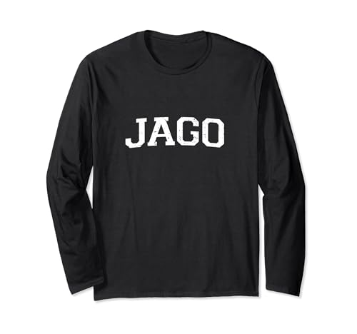 Vintage Personalisierter Name Classic Jago Langarmshirt