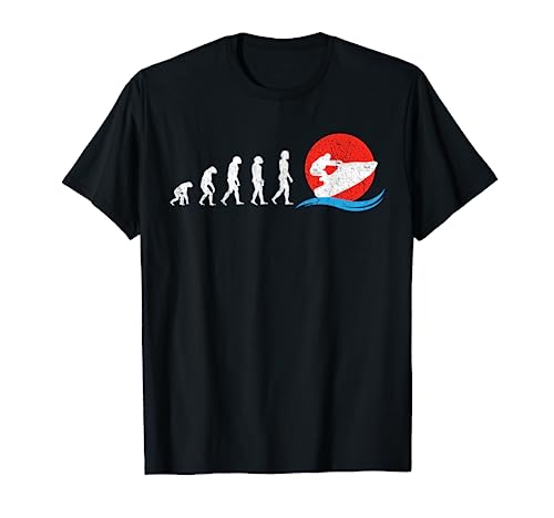 Evolution Jetski Fahrer I Cooles Jetski T-Shirt