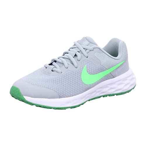 Nike Revolution 6 Adults Schuhe, Lt Smoke Grey/Green Strike-Dk,...