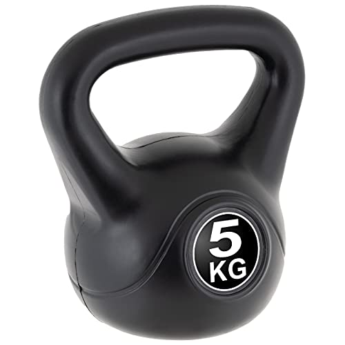 Kettlebell Kugelhantel Rundgewicht 5 kg schwarz Workout...