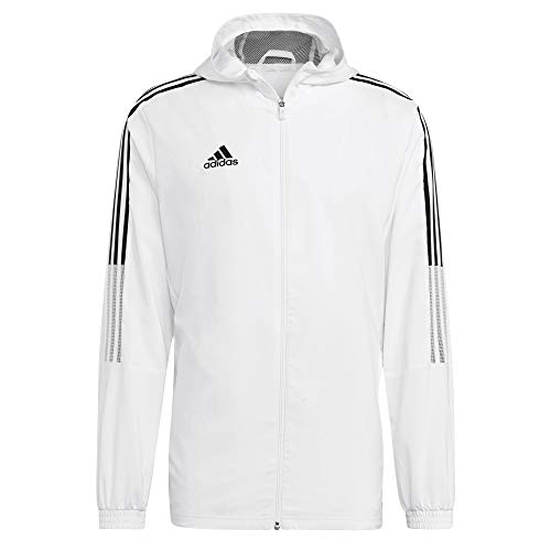 Adidas Herren Tiro21 Fußballjacke, White, l