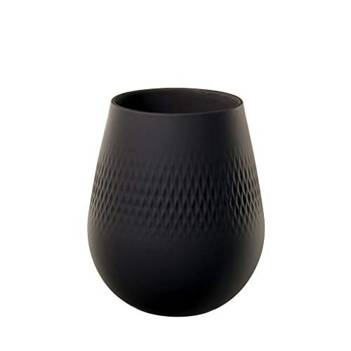 Villeroy und Boch Collier Noir Vase Carré No. 2, 12,5 x 12,5 x...