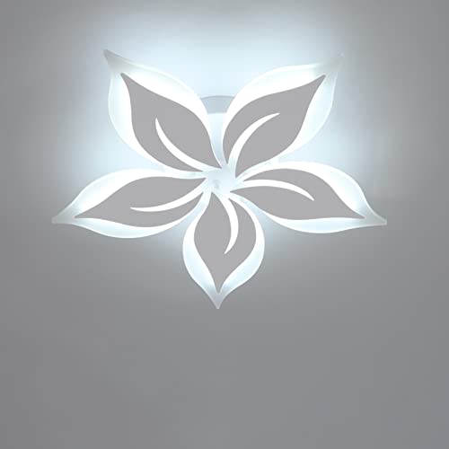 CIBITA LED Deckenleuchte, Blumen Design Deckenlampe, Kronleuchter...