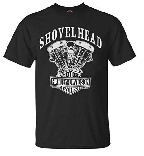 Harley-Davidson Men's T-Shirt, Shovelhead Engine Short Sleeve,...