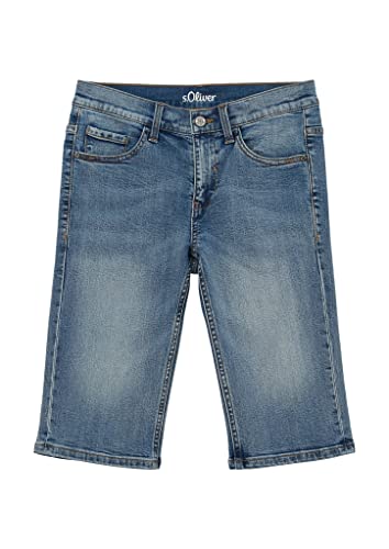 s.Oliver Jungen 2128440 Jeans Bermuda, Seattle Slim Fit, Blue,...