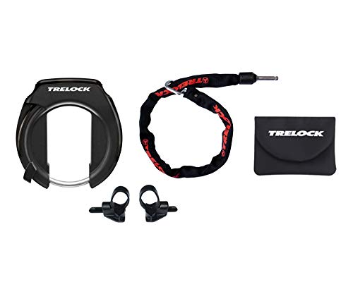 Trelock RS 351 Protect-O-Connect/ZR 355 Set Rahmenschloss, Black,...