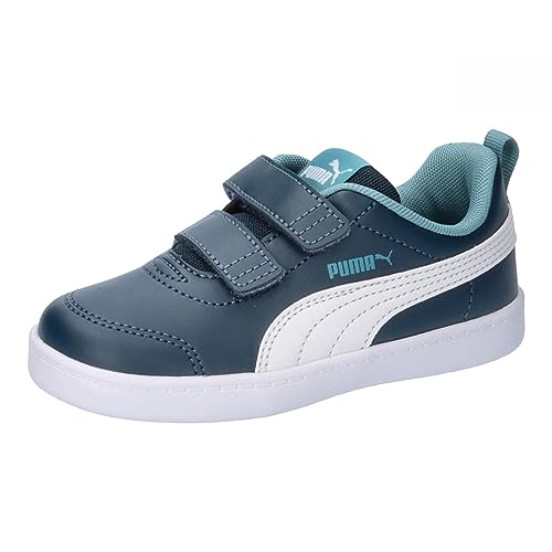 PUMA Unisex Baby Courtflex V2 V Inf Sneaker, Dark Night White, 23...