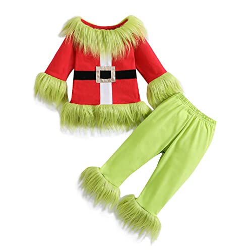 Mugoebu Baby Kinder Weihnachten Kostüm Grinch Grün Wie der...