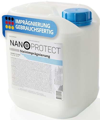Nanoprotect Steinimprägnierung | 5 L für ca. 40 – 60 m² |...
