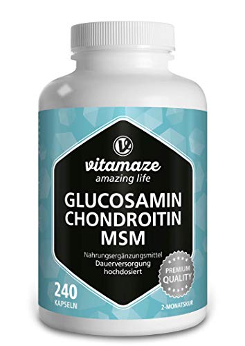 VITAL-Komplex mit Glucosamin, Chondroitin, MSM, hochdosiert, 240...