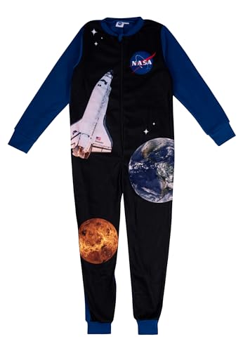 NASA Jumpsuit für Jungen - Overall Kinder Pyjama Schlafanzug...