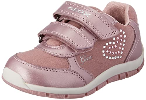 Geox Baby Mädchen B Heira Girl A Sneakers,27 EU,Dk Pink
