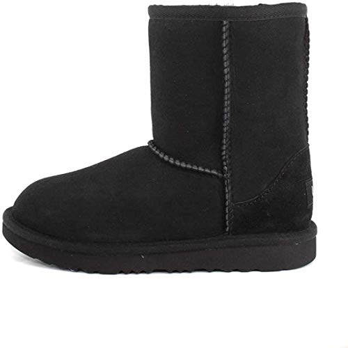 UGG Unisex Kinder Classic II Klassische Stiefel, Schwarz, 33.5 EU