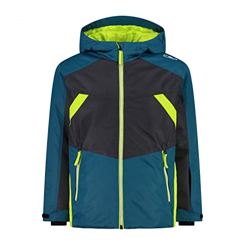 CMP - Kinder-Skijacke aus Twill mit fester Kapuze, Tiefer See,...