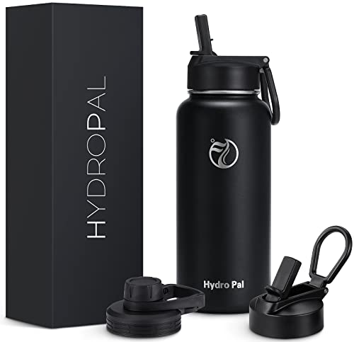 HydroPal Edelstahl Trinkflasche - 650ml, 950ml, 1.2L, BPA-Frei,...