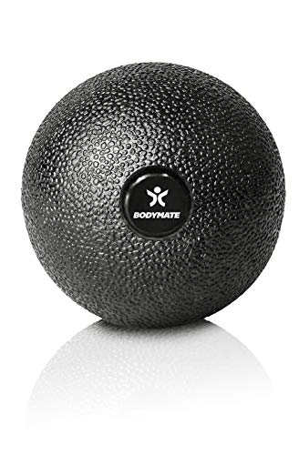 BODYMATE Faszien-Ball Durchmesser 8cm Schwarz, Selbstmassage-Ball...