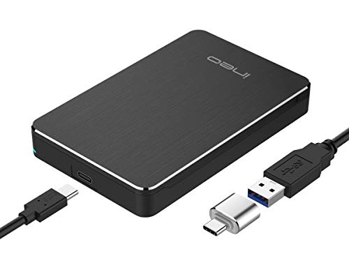 ElecGear USB C 3.1 Gen2 Externes Festplatten Gehäuse für 2,5...