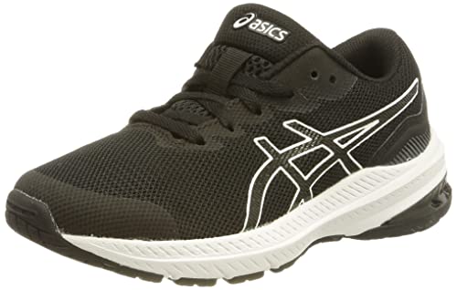 ASICS Gt-1000 11 Gs Sneaker, Black White, 37.5 EU