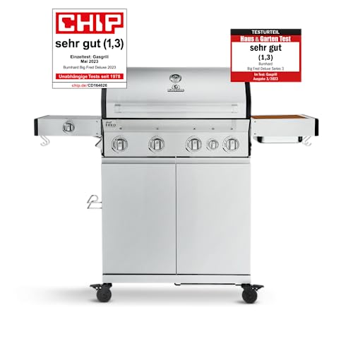 BURNHARD 4-Brenner Gasgrill Big FRED Deluxe 2023 inkl....