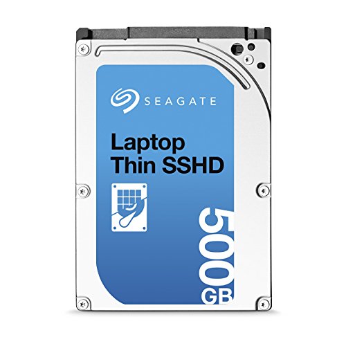 Seagate Laptop Thin SSHD 500GB; interne Hybrid-Festplatte; 2.5'...