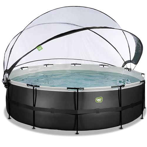 EXIT Toys Black Leather All-in-one Pool mit Multifunktionale...