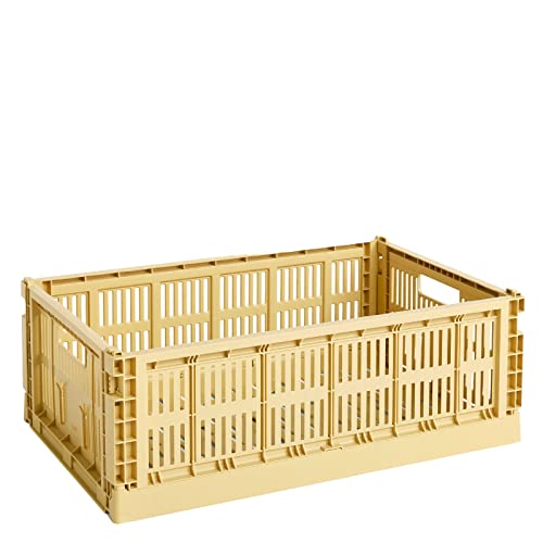 HAY Colour Crate Transportbox L aus recyceltem Polypropylen in...