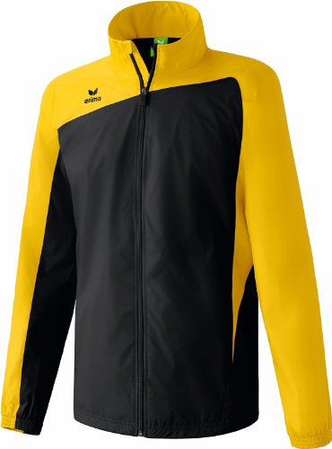 erima Kinder Regenjacke Club 1900, schwarz/gelb, 128, 105333