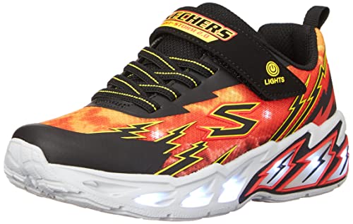 Skechers Light Storm 2.0 Sneaker, Black Textile/Synthetic/Red &...