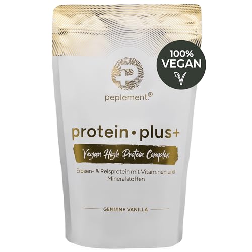 Veganes Vanille Proteinpulver Komplex Angereichert mit...
