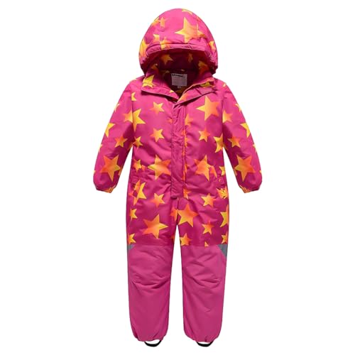 linboo Unisex Kinder Einteiliger Schneeanzüge/Skioverall mit...