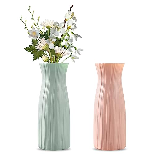 CYJZHEU 2 StüCk Vasen Set, Kunststoff Blumenvase, Vasen FüR...