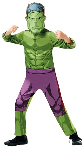Rubie's 640838M Hulk Kostüm, boys, grün, 5-6