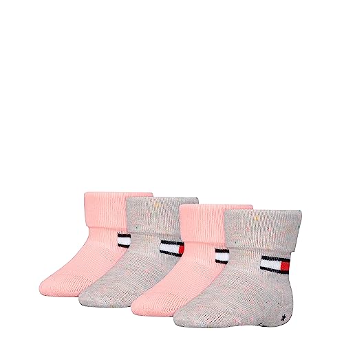 Tommy Hilfiger Unisex Baby CLSSC Sock, pink Combo, 19/22 (4er...