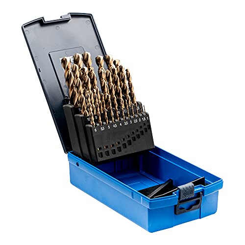 PFERD Spiralbohrer-Set INOX, 25-tlg. | Ø 1-13 mm, HSS-E Co5 N,...