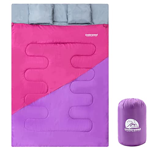2-Personen Schlafsack Kleines Packmaß für Outdoor - Kinder...