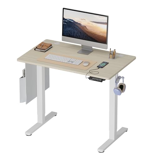 Bestier Schreibtisch Höhenverstellbar Elektrisch mit USB-Buchse,...