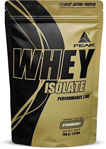 Peak Performance Whey Protein Isolat, 750 g Beutel (Geschmack:...
