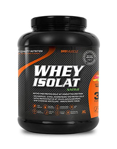 SRS Muscle - Whey Isolat XL, 900 g, Fruit Punch | native...