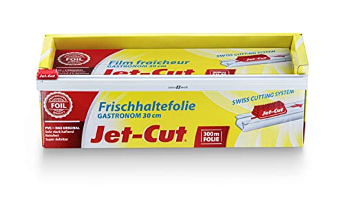 Jet-Cut Frischhaltefolie zum Schneiden, Gastronomie 30cm x 300m,...