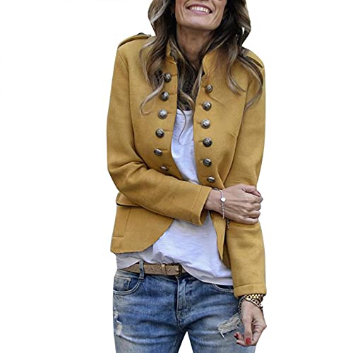 Wollblazer Damen Kurz Anzüge Mantel Herbst Winter Outwear...