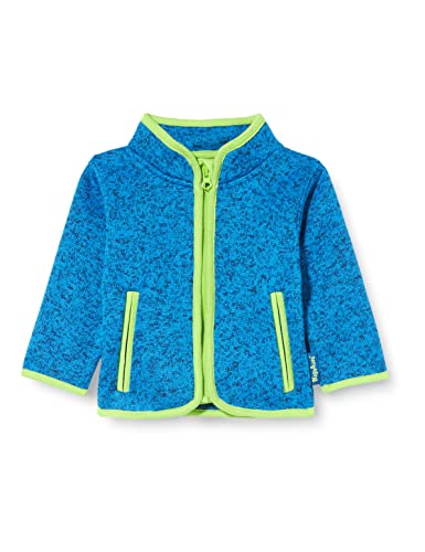 Playshoes Unisex Kinder Strickfleece-Jacke 420101, 7 - Blau, 98
