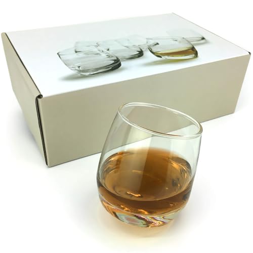 Gravidus edles Whiskygläser-Set mit 6 Whiskygläser - ca. 200 ml...