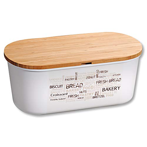 Kesper | Brotbox, Material: Melamin, Bambus, Maße: B: 34 x H: 14...