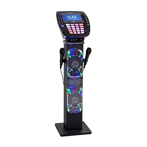 Auna KTV Karaoke Musikbox mit Mikrofon, Bluetooth...
