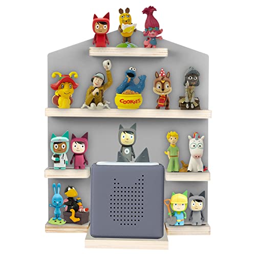 Shudyear Toniebox Regal mit Platz für 24 Tonie-Figuren, Tonie...
