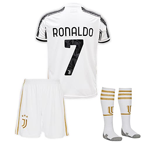 MODAMİT Kinder Trikot Juve Heim Ronaldo #7, Mit Kurz und Socken...