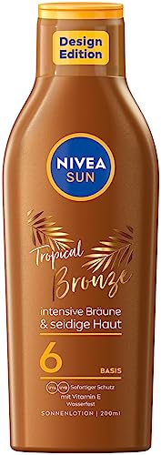 NIVEA SUN Tropical Bronze Sonnenlotion LSF 6 (200 ml),...