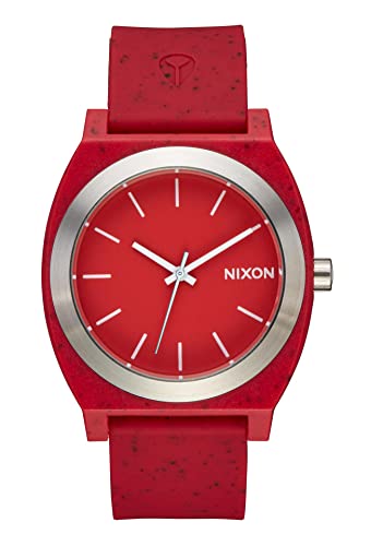 Nixon Herren Analog Quarz Uhr mit Silikon Armband A1361-200-00