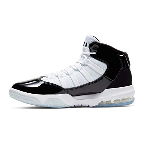 Nike Herren Jordan Max Aura Basketballschuh, Black/White, 44 EU