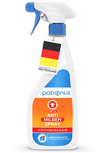 Milbenspray für Matratzen und Polster 500ml - Anti Milben-Spray...